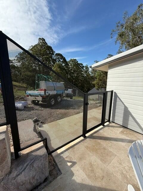 Pure Perf pool gate in Textured Black, NSW Mid North Coast