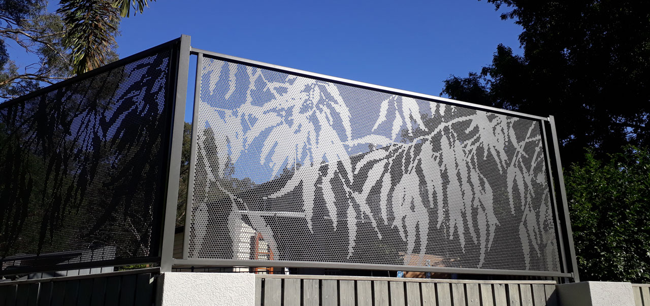 Gum design pool fencing in Monument, Western Australia
