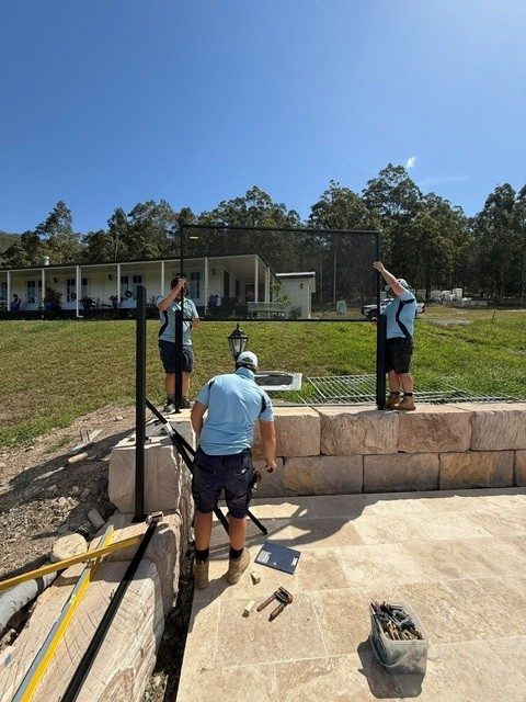 Pool Perf perforated pool fencing installed in the Mid North Coast